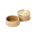 Dřevěná šperkovnice Umbra Tesora - přírodní/zlatá