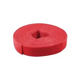 LogiLink Suchý zip na kabely červený / Organizátor kabelů / 16 mm x 4 m (KAB0052)