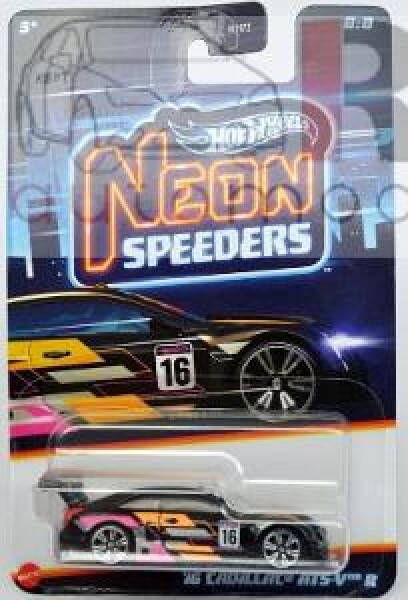 Hot Wheels 2016 Cadillac ATS-V R Neon Speeders