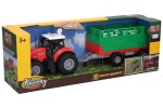 Traktor s vozíkem a efekty 36cm