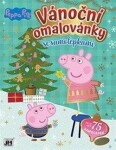 Vánoční omalovánky se samolepkami Peppa Pig