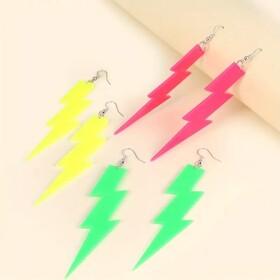 Dovoz Náušnice blesky Velikost: žlutá