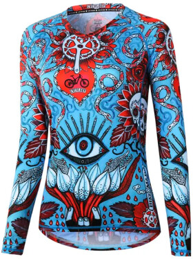 MTB dres CYCOLOGY Baja, dámský, dlouhý rukáv (Motiv Baja, velikost M)