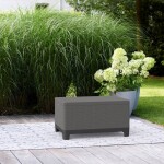 KETER SCANDI BOX stůl - Carbon Grey/Grafit