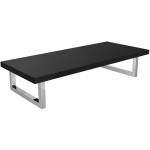 CERANO Deska pod umyvadlo Navira Pro + 2 konzole pod desku - černá matná - 60x46x3,6 cm - 606078