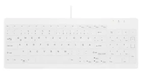 Contour ACTIVE KEY Compact bílá / Klávesnice / Drátová USB-A / Ultraplochá / Numerický blok / DE layout (AK-C7012F-U1-W/GE)