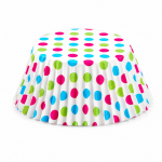 Cake star papírové košíčky na muffiny a cupcakes barevné 50x30 mm 100ks-vzor 3