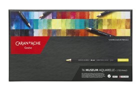 Caran d'Ache, 3510.376, Museum Aquarelle Pencils, umělecké akvarelové pastelky, 76 + 2 ks