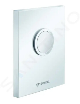SCHELL - Edition Ovládací deska pro splachování WC, alpská bílá 028021599