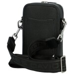 Trendy dámská koženková mini crossbody Ksenija, černá