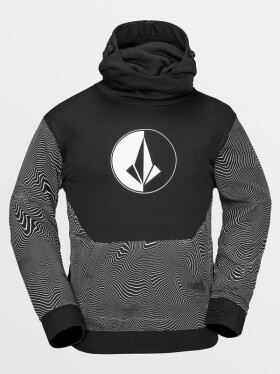 Volcom Hydro Riding BLACK PRINT pánská mikina přes hlavu - XL