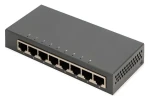 Digitus DN-80066-1 černá / Síťový přepínač / 8 portů / Gigabit Ethernet / unmanaged / bez ventilátoru (DN-80066-1)
