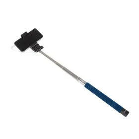 Ultron selfie cable Pro modrá / Selfie tyč / kabelová spoušť / do 110 cm / závit 1/4 palce (168375)