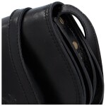 Dámská kožená crossbody taška Luren, černá