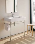 DURAVIT - Vero Umyvadlo 100x47 cm, s přepadem, s otvorem pro baterii, bílá 0454100000