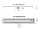 REA - Odtokový žlab Neox pro černý 50 REA-G2741
