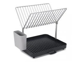 OSEPH JOSEPH Y-Rack 36 x 30 cm šedý (85084) – plastový odkapávač na nádobí