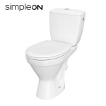 CERSANIT - WC KOMBI 695 CERSANIA SIMPLEON 010 3/6L+DUROPLAST SEDÁTKO SOFTCLOSE K11-2337