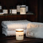 Humdakin Bavlněná kosmetická taštička Stone Small, šedá barva, textil