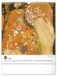 Nástěnný kalendář 2026 NOTIQUE - Gustav Klimt, 30 x 34 cm