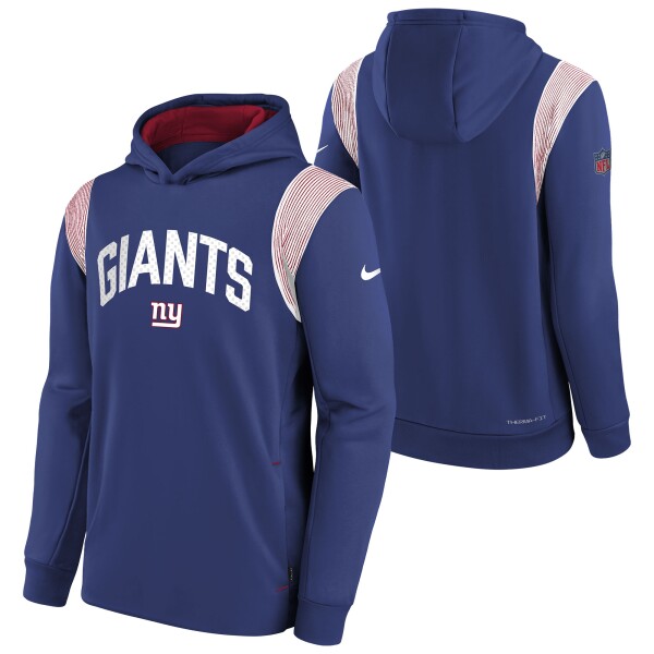 Nike Dětská mikina New York Giants NFL 2022 On-Field Sideline Therma Hoodie (YOUTH)