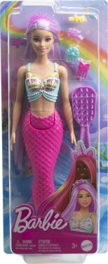 Barbie pohádková panenka s dlouhými vlasy - mořská panna - Mattel