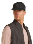 Unisex merino kšiltovka ICEBREAKER Unisex Shell+ Windbreaker Trucker Hat Logo, Black velikost: OS UNI)