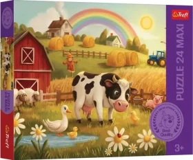 TREFL Puzzle Kráva na farmě MAXI