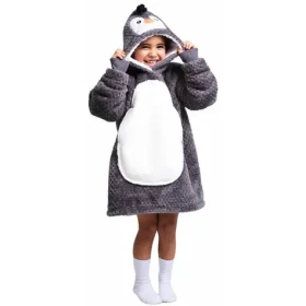 Cozy Noxxiez Tučnák - hřejivá televizní mikinová deka s kapucí / 3 - 6 let (20-CH303)