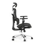 Kancelářská židle, synchronní mechanismus, černá síťovina, KA-B2363 BK