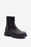 Dámské kožené Chelsea Boots Black Tannaz Velikost: 37