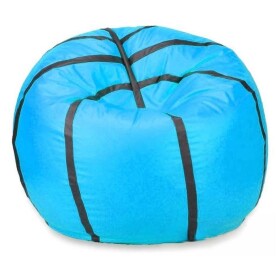 FRONTI Sedací vak - míč basketballový - světlemodrý