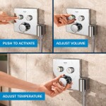 GROHE - Precision SmartControl Sprchový set s termostatem pod omítku, 31x31 cm, 3 proudy, chrom 34876000