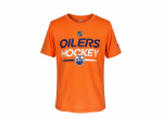 Outerstuff Dětské Tričko Edmonton Oilers Apro Wordmark Ss Ctn Tee Velikost: Dětské let)