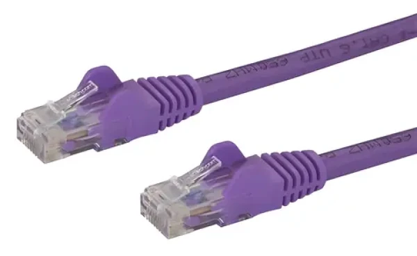 StarTech purpurová / Patch kabel UTP Cat6 / 5 m / RJ-45 / PoE / Snagless (N6PATC5MPL)