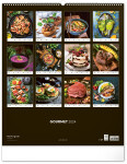 Kalendář 2024 nástěnný: Gourmet, 48 × 56 cm