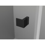 MEXEN/S - Lunar Duo sprchový kout dveře křídlové 85 x 75, transparent, černá 834-085L-075P-70-00