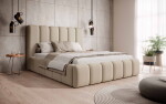 FRONTI Postel MODEL 14 140x200 béžová - MAGIC VELVET 2250