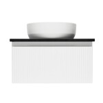 Koupelnová skříňka s žulovou deskou SAT Evolution 58x30x44,8 cm bílá mat SATEVO60WMZ SATEVO60WMZ