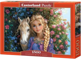 Puzzle Castorland 1500 dílků - Princezna s koněm