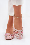 Dámské Kožené Baleríny Maciejka 01358-51 Růžové 36