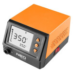 NEO TOOLS 19-200 oranžová / Pájecí stanice / 60W / LCD displej / ochrana heslem / automatické vypnutí (19-200)