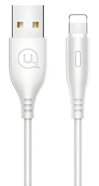 USAMS SJ266 U18 bílá / Nabíjecí a datový kabel / Lightning / 1m / 2A (SJ266USB02)