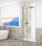 GELCO - TRINITY GOLD dveře do niky levé, 1100 čiré sklo, GT1211CL-G GT1211CL-G