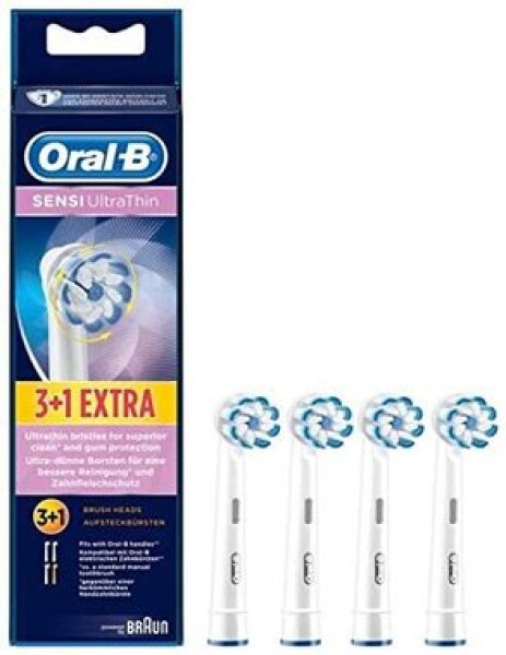 Oral-B Sensi UltraThin (4ks) / náhradní hlavice rotačního kartáčku Oral-B / 3+1 ks (4210201176862)