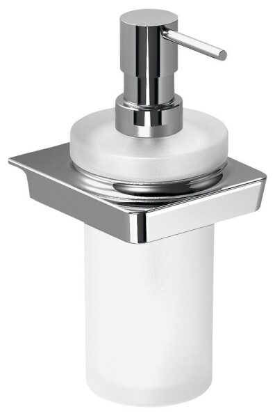 SAPHO - ZEN dávkovač mýdla 250ml, mléčné sklo, chrom 161010