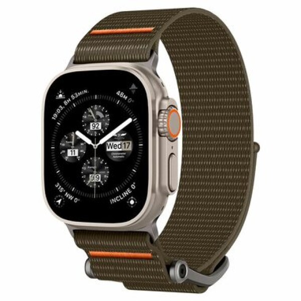 Spigen DuraPro Flex Ultra Band řemínek pro Apple Watch 49 45 44 42mm zelená (AMP05982)