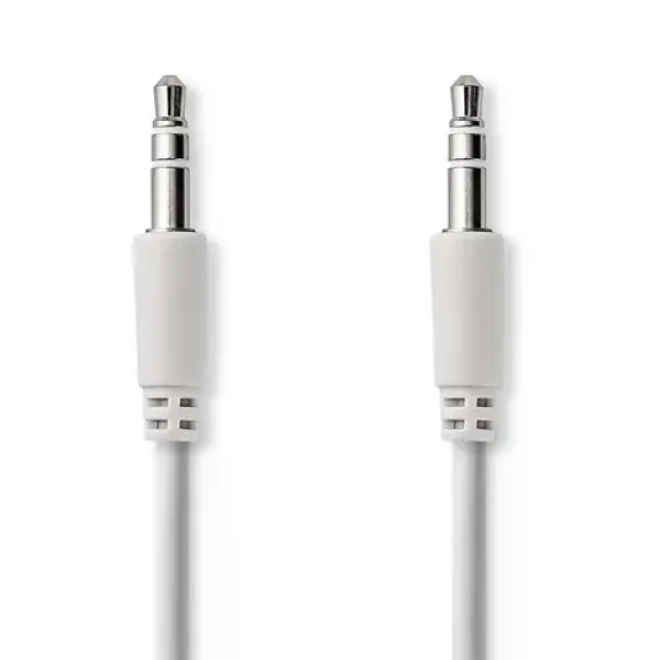 Nedis Stereo Audio kabel jack 3.5 mm (M) - jack 3.5 mm (M) 1.00 m bílá (CAGP22010WT10)