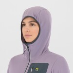 KARPOS Antermoia Hoodie W Fleece, Lavender/Woodl.Gray velikost: S