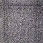 Židle jídelní, světle šedá látka, černý kov